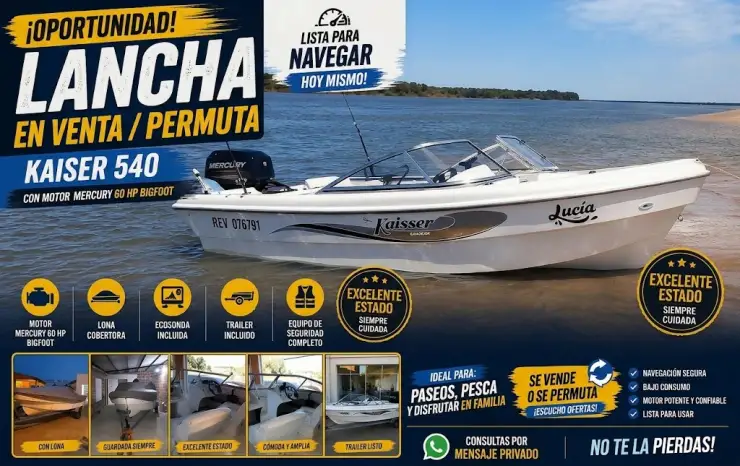 Lancha Kaiser 540